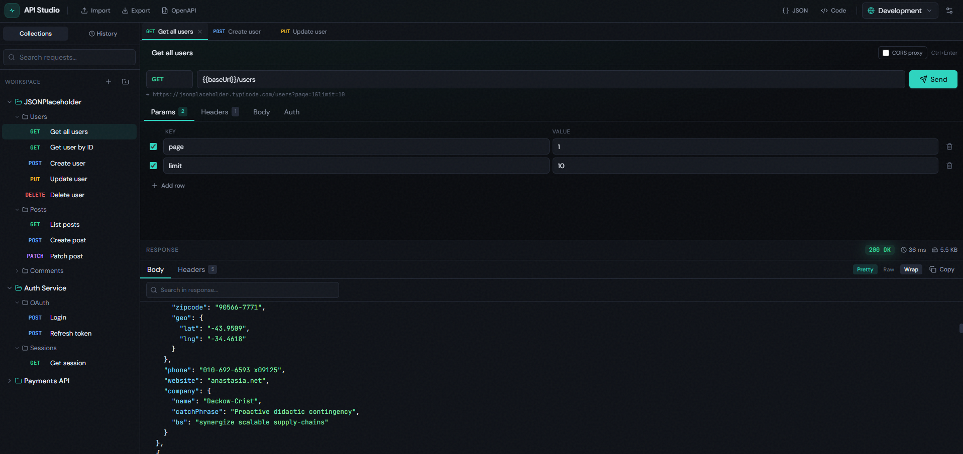 API Studio